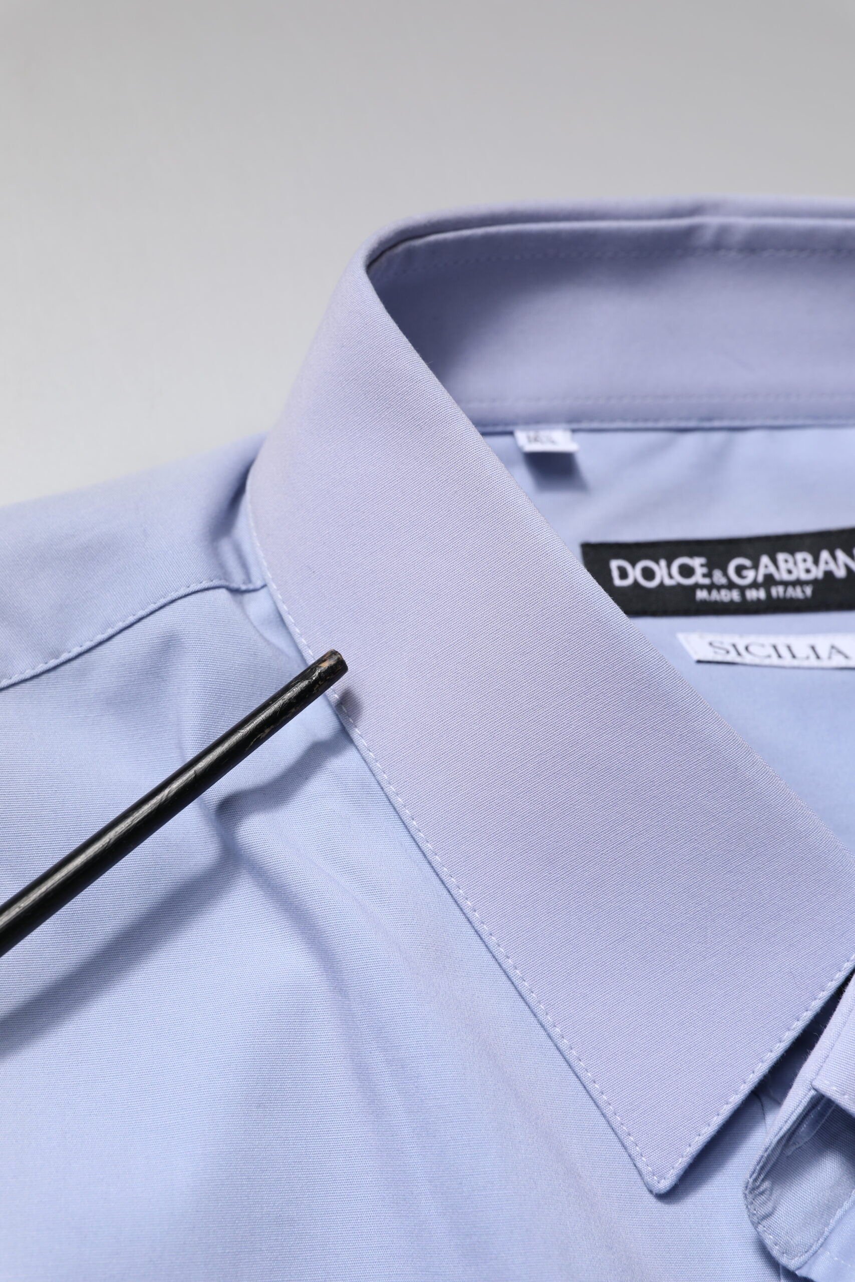 Dolce & Gabbana Light Blue Cotton Shirt SICILIA Dress Formal Shirt